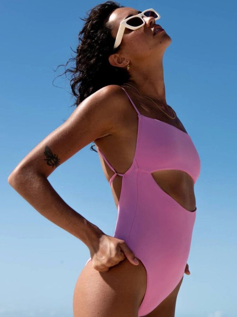 Billabong Sol Searcher Cut-Out One Piece - Paradise Pink - Size Medium